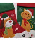 Botte de Noël chat et chien Personnalisée