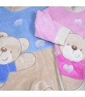 Pyjama bébé petit ours brodé prénom