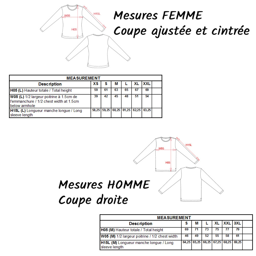 Tee shirt marinière personnalisé – Image 4