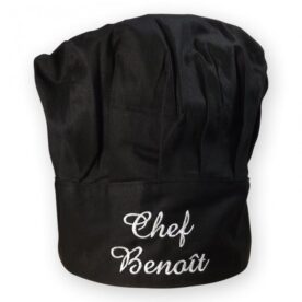 Chapeau De Chef Personnalisable Brodé - TAILOR'S Sur Mesure