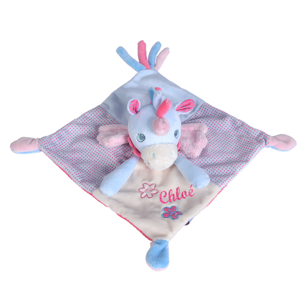 Doudou Licorne personnalise