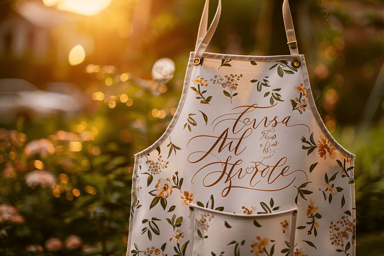 Pourquoi un tablier personnalisé est-il un cadeau original pour célébrer un mariage ?