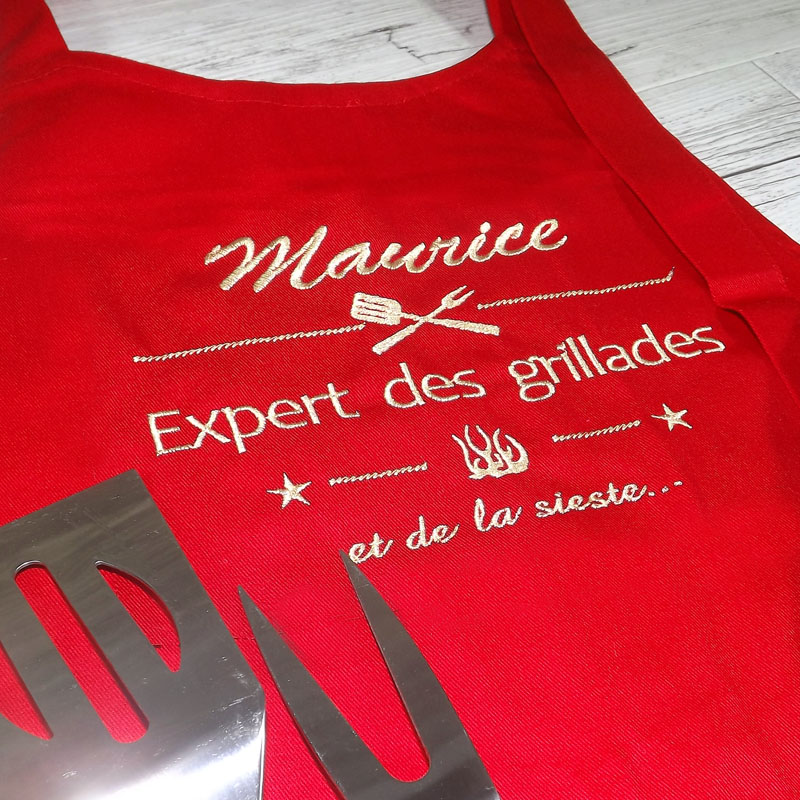 Tablier de grillade personnalisé – Image 3
