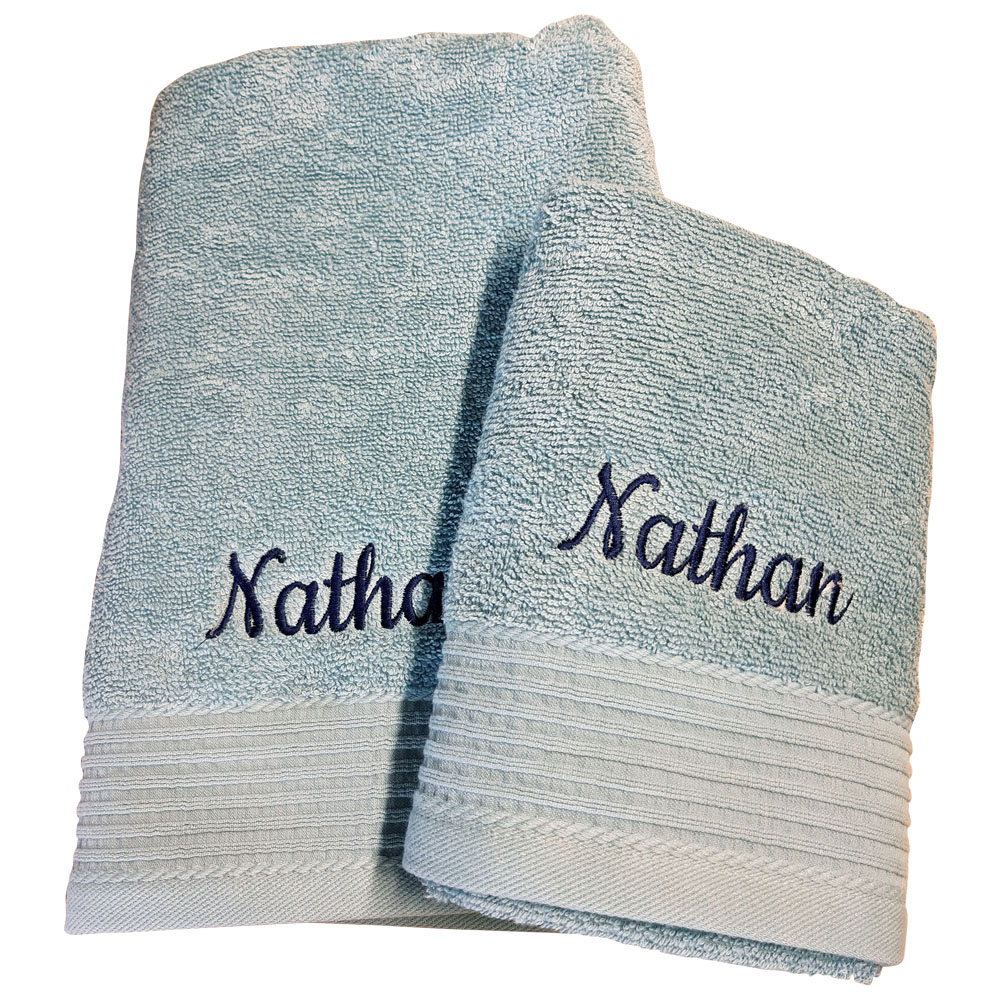 Serviette éponge personnalisée liteau fantaisie, 4 tailles, 30 coloris – Image 5