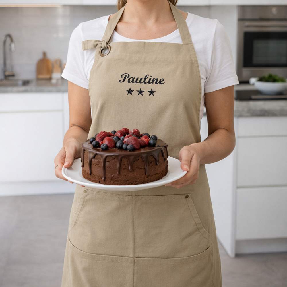 Tablier personnalisé à oeillet