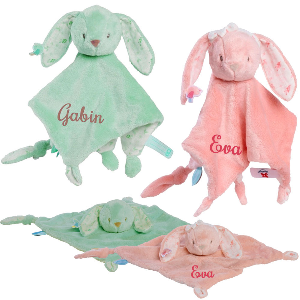 Coffret doudou et serviette personnalisé avec son prénom – Image 4